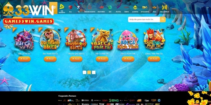 Tổng hợp các game bắn cá 33Win hot nhất hiện nay