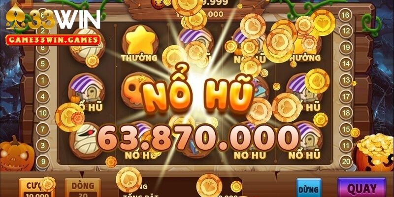 Tổng hợp game slot 33Win hấp dẫn săn jackpot khủng