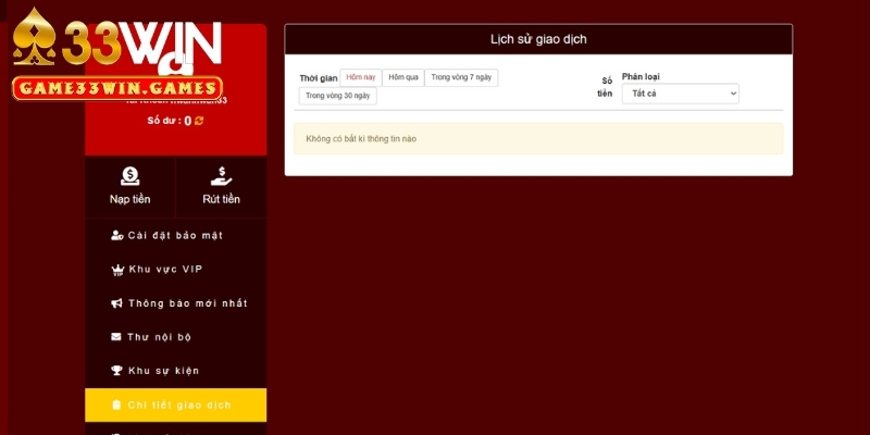 Lưu ý quan trọng khi rút tiền 33win bạn nên biết